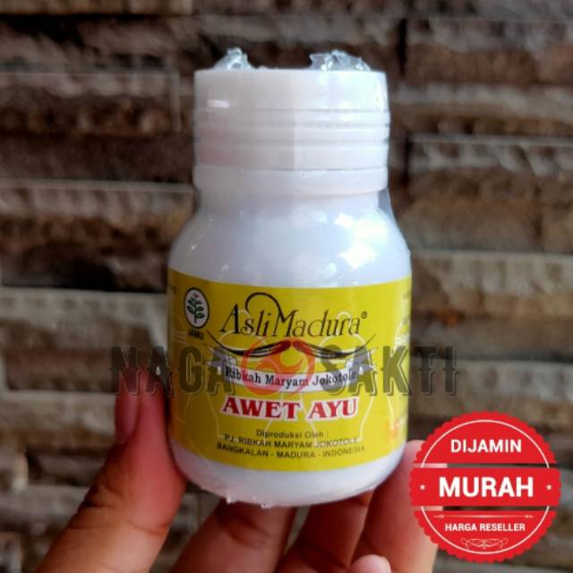 Jamu madura Jamu Awet Ayu Kapsul isi 40 Perawatan tubuh dan kulit wanita kecantikan wanita herbal