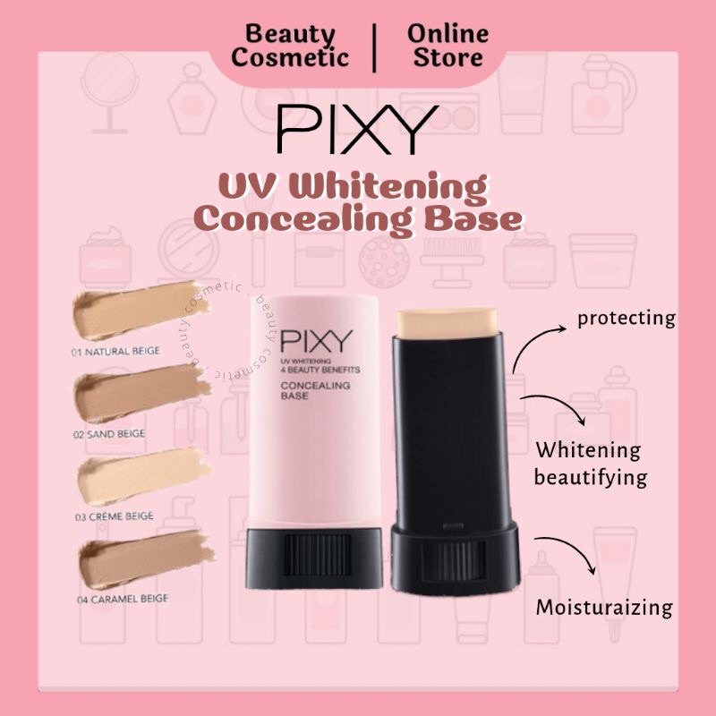Pixy Concealing Base Concealer Shade Natural Beige