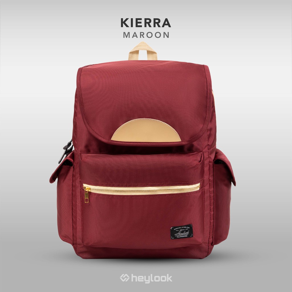 HEYLOOK Project - (Paket Hemat Pelajar) Tas Ransel  Laptop Wanita Backpack KIERRA Tas Leptop 14-16inch Tas Sekolah Perempuan Tas Kuliah Tas Punggung Terbaru