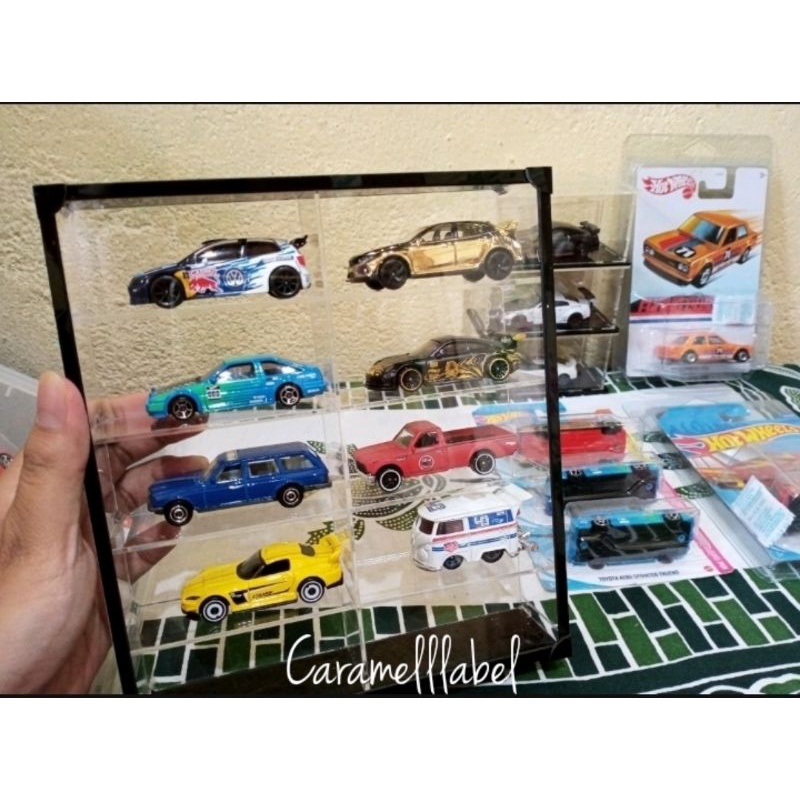 Rak Acrylic Hotwheels Tomica Mojorete Isi 10