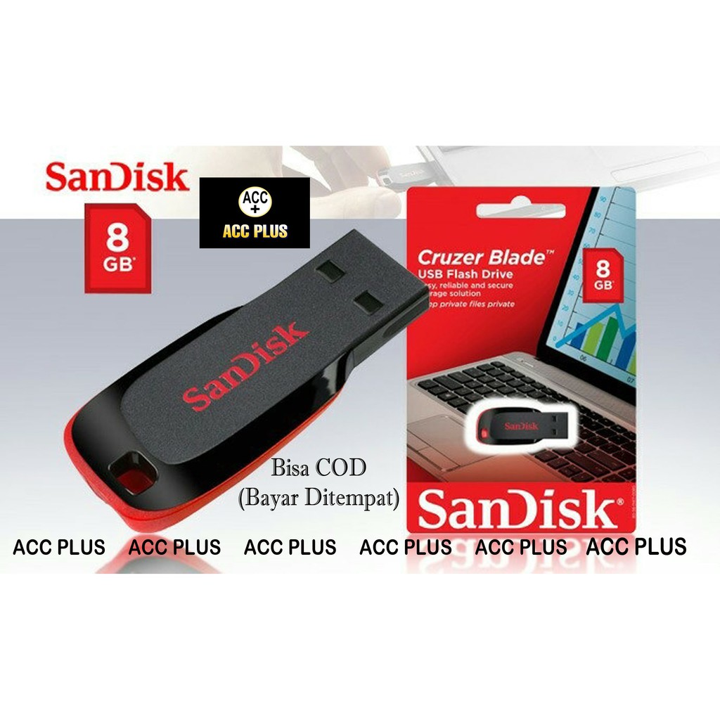 ORIGINAL FLASHDISK SANDISK CRUZER BLADE 8GB CZ50 USB Flash Drive