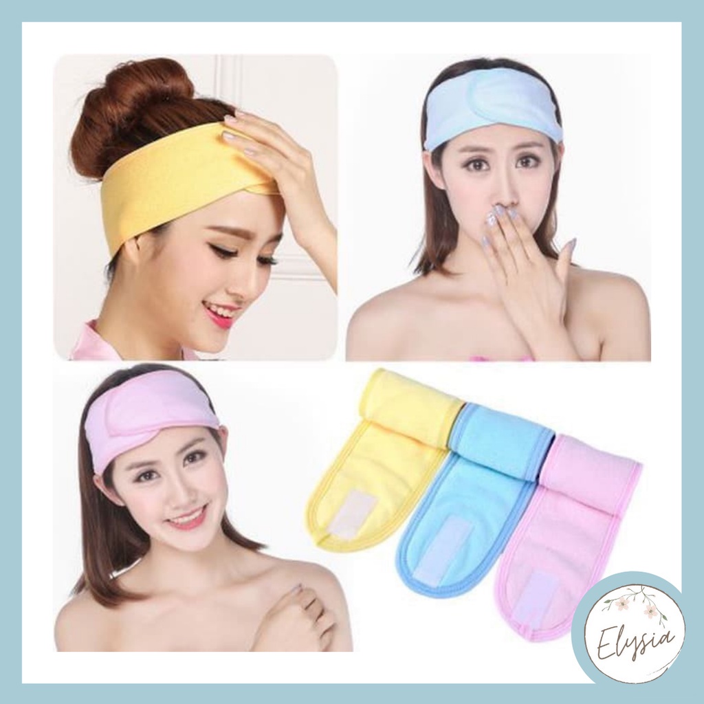 BANDO MANDI CUCI MUKA - FACIAL HEADBAND - LEBAR 5CM