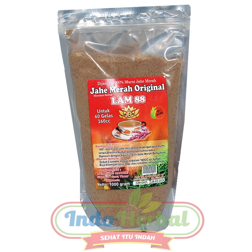 Jahe Merah Original 1kg | Minuman Serbuk Asli Jahe Merah LAM88