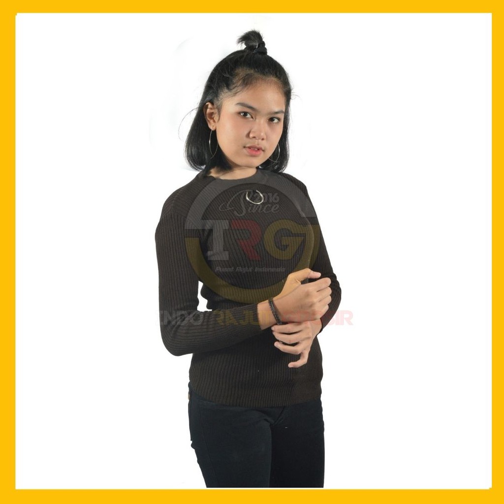 ATASAN WANITA RING KNIT SWEATER  / RAJUT PRESSBODY / SWEATER RAJUTWANITA KEKINIAN