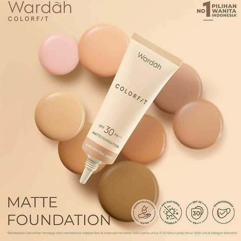 Wardah Colorfit Matte Foundation