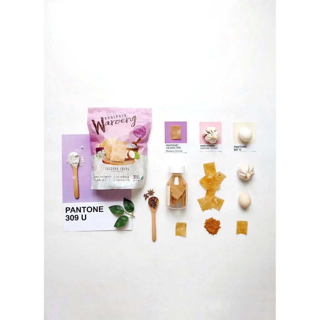 

Yang Lagi Viral Kroepoek Waroeng - Mini Rose - Cassava Chips - Star Shaped - Shrimp Crackers - No