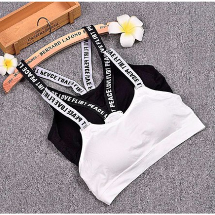 BAJ Sport Bra Pakaian Dalam Wanita Fitness Senam Zumba Jogging Yoga High Quality Women Crop Top - BH004