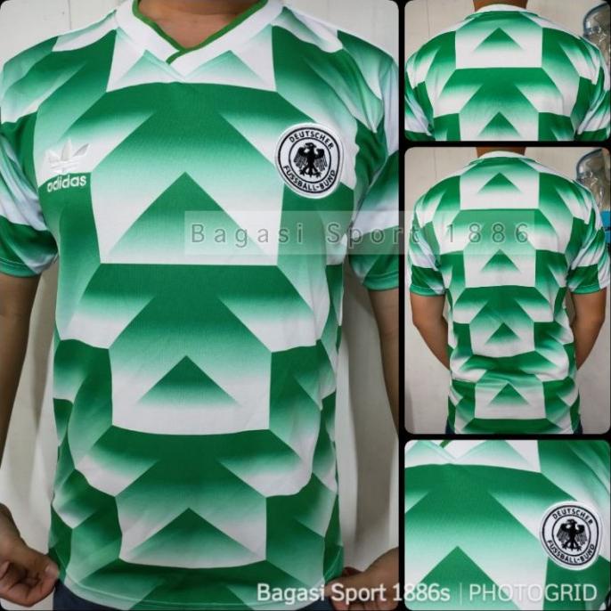 JERSEY BAJU BOLA KIT RETRO LAMA JERMAN GERMANY AWAY SHIRT TANDANG SGFD5436VE