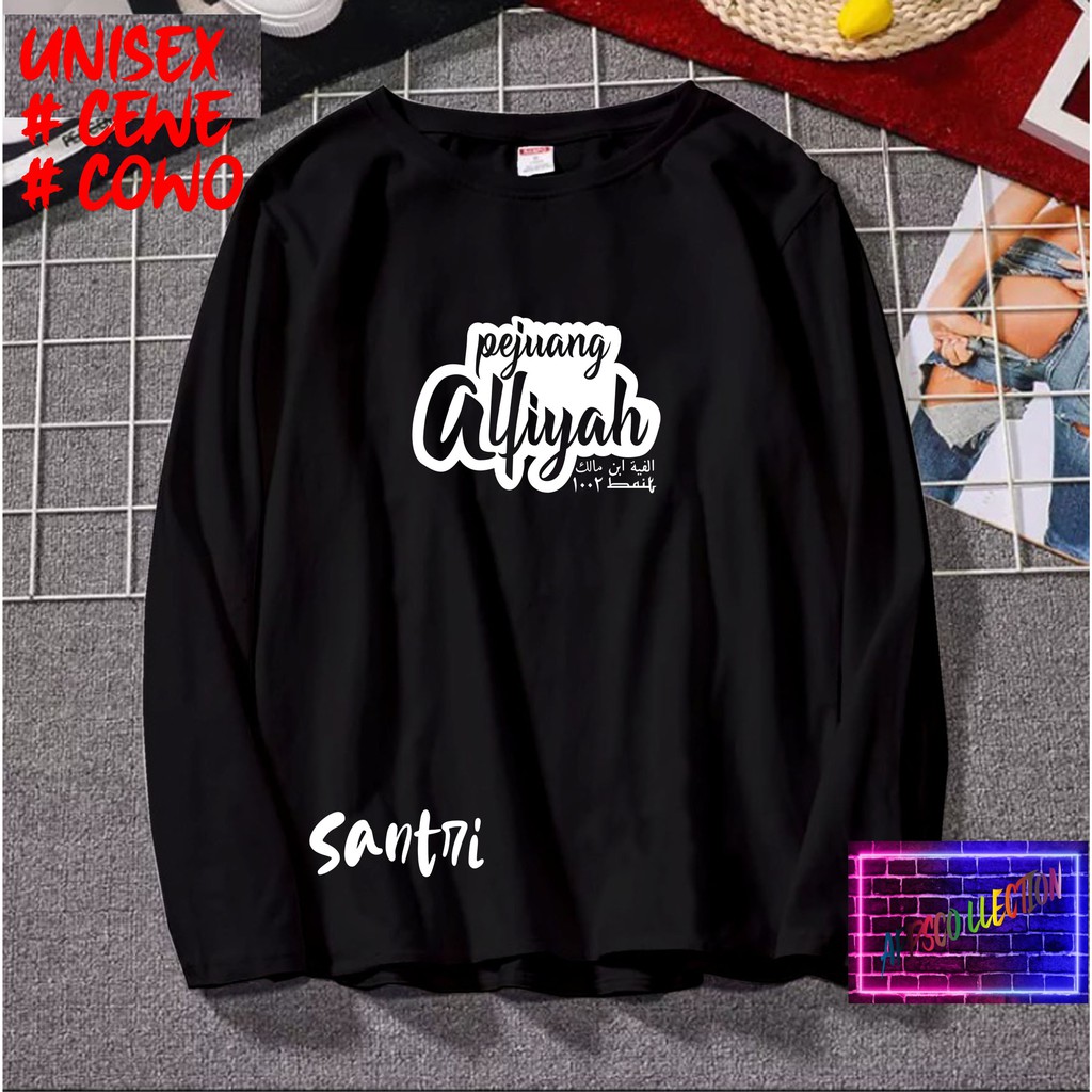 COD/ KAOS PEJUANG ALFIYAH /KAOS KATA KATA/KAOS TULISAN/KAOS HITS/KAOS KEKINIAN/SANTRIWATI/SANTRI/KAOS KATA KATA/KAOS HITS 2021/KAOS VIRAL 2021/KAOS BERGAMBAR /KAOS TULISAN/KAOS EKSPRESI/KAOS PRIA /TSHIRT PRIA DAN WANITA /