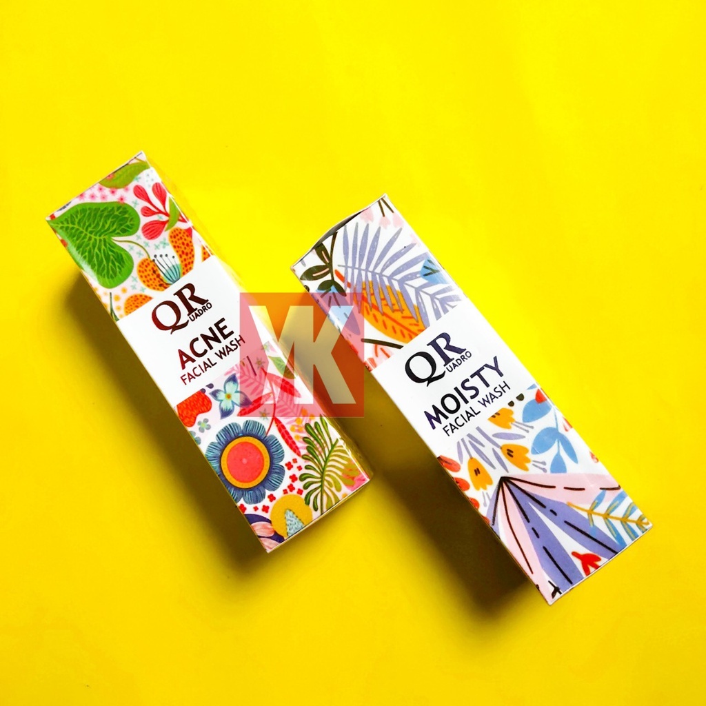 ☑️ YK ☑️ QUADRO QR Facial Wash 100ml