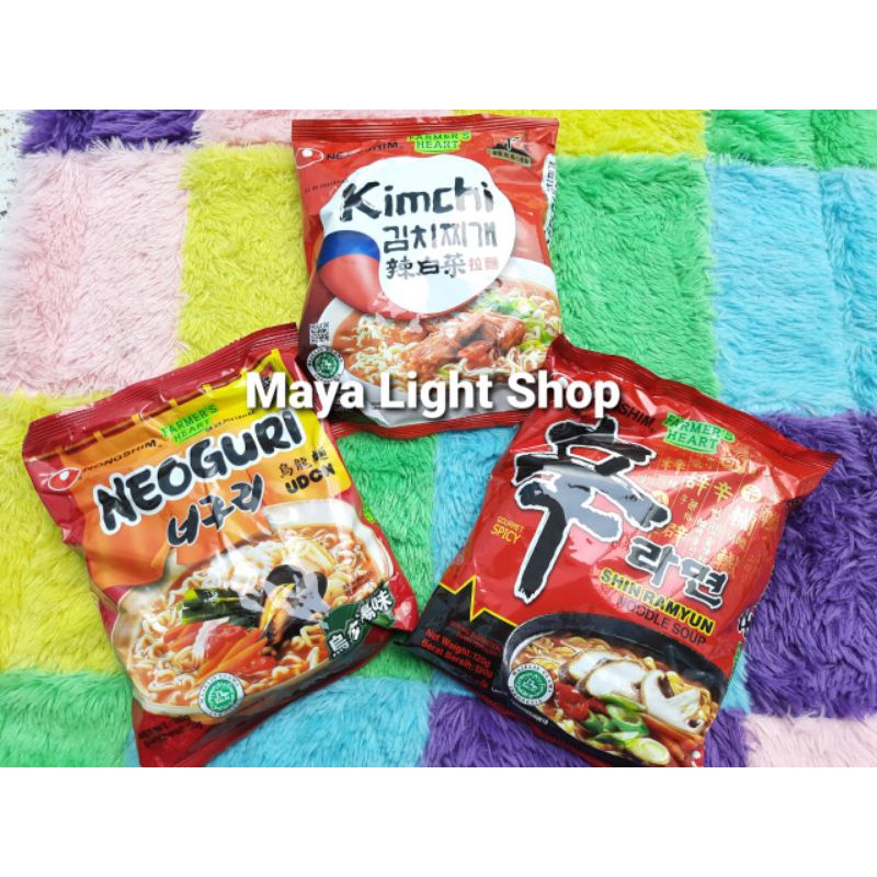 Mie Instan Ramen Jepang korea Halal kimchi shin ramyun neoguri udon gekikaya mikuya kaldu kari mie rebus