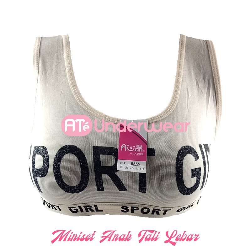 ECER- Bra Miniset Remaja Sport Girl tali lebar allsize