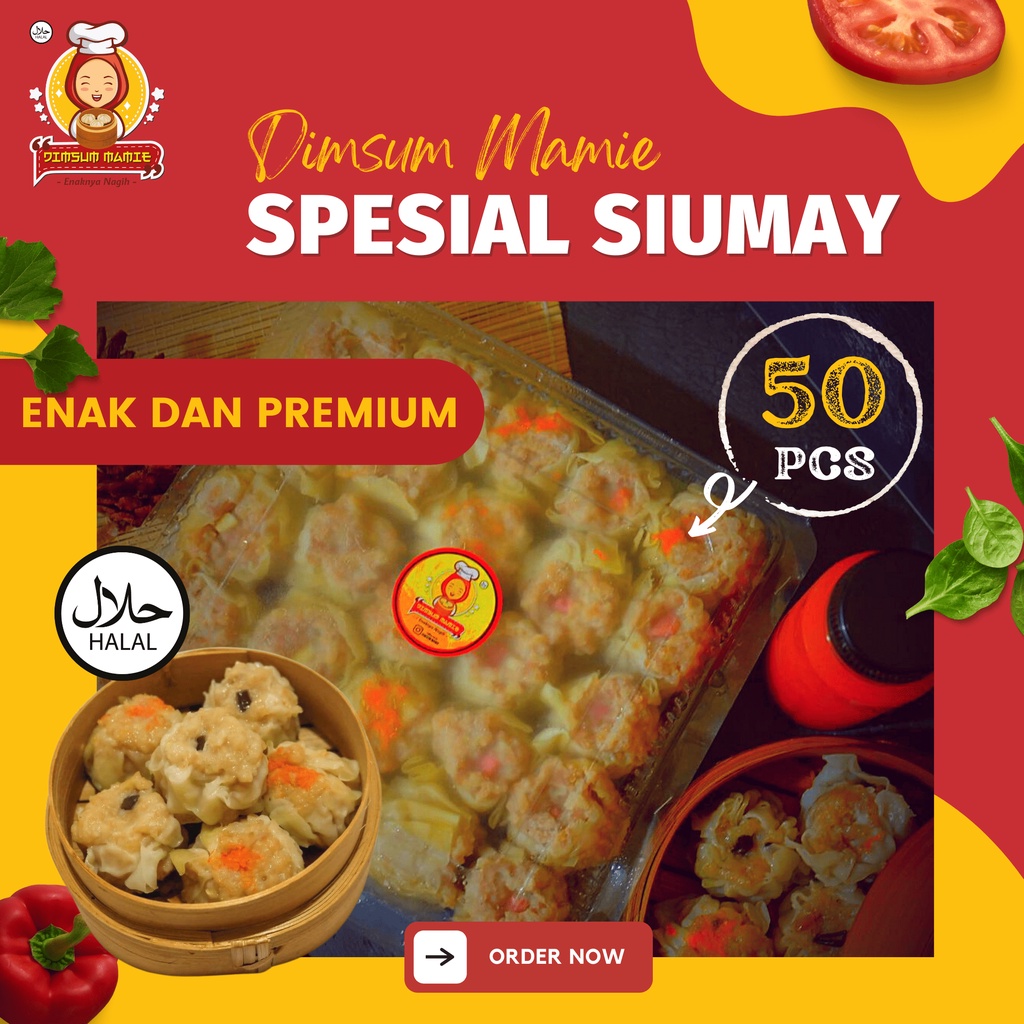 

DIMSUM MAMIE SIUMAY Halal Isi 50 + SAUS 250 ml