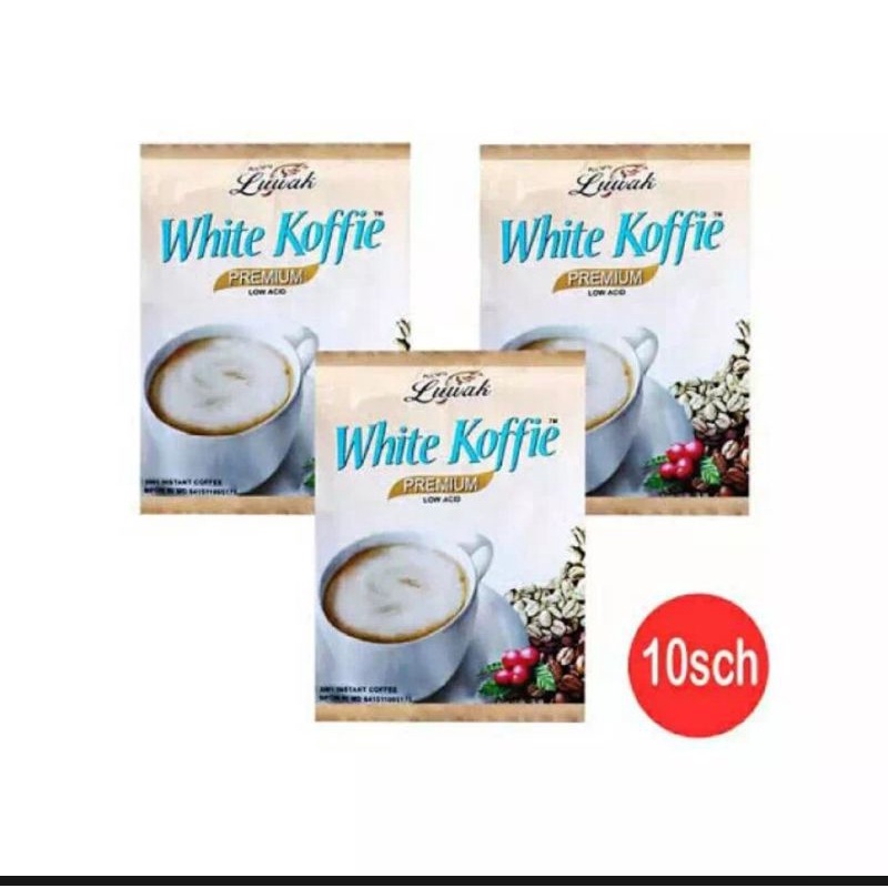 

luwak white koffie sachet isi 10