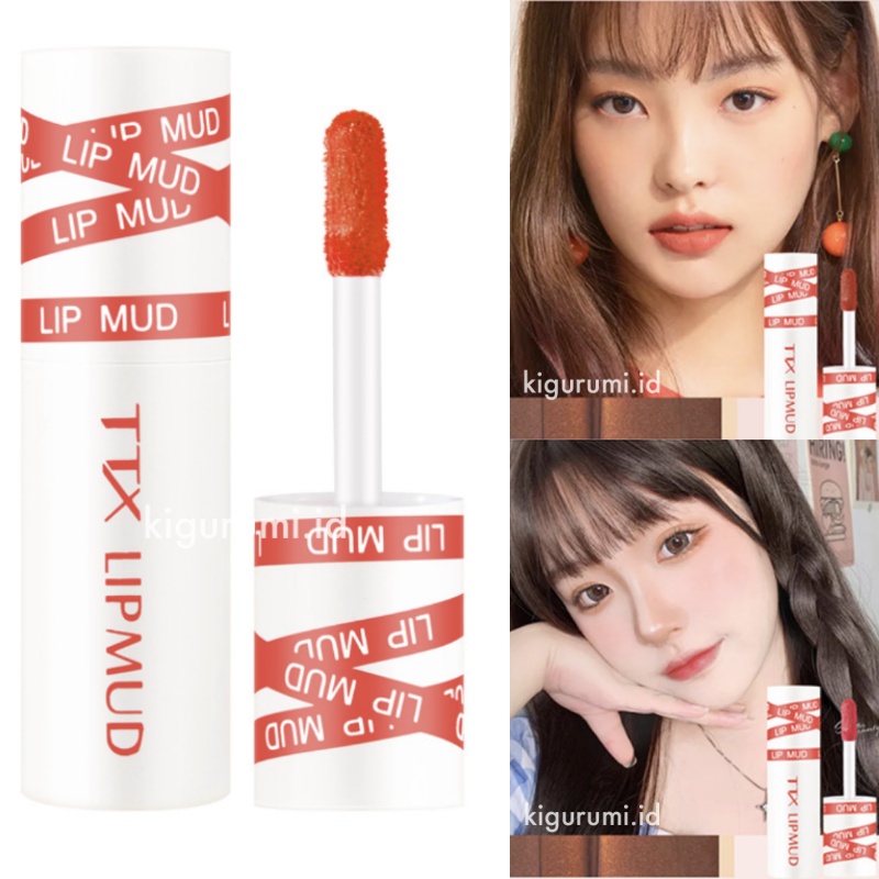 TTX Lip Mud Cream Matte Lipstick Waterproof Lip Clay Tint Long Lasting Lip &amp; Cheek XX005