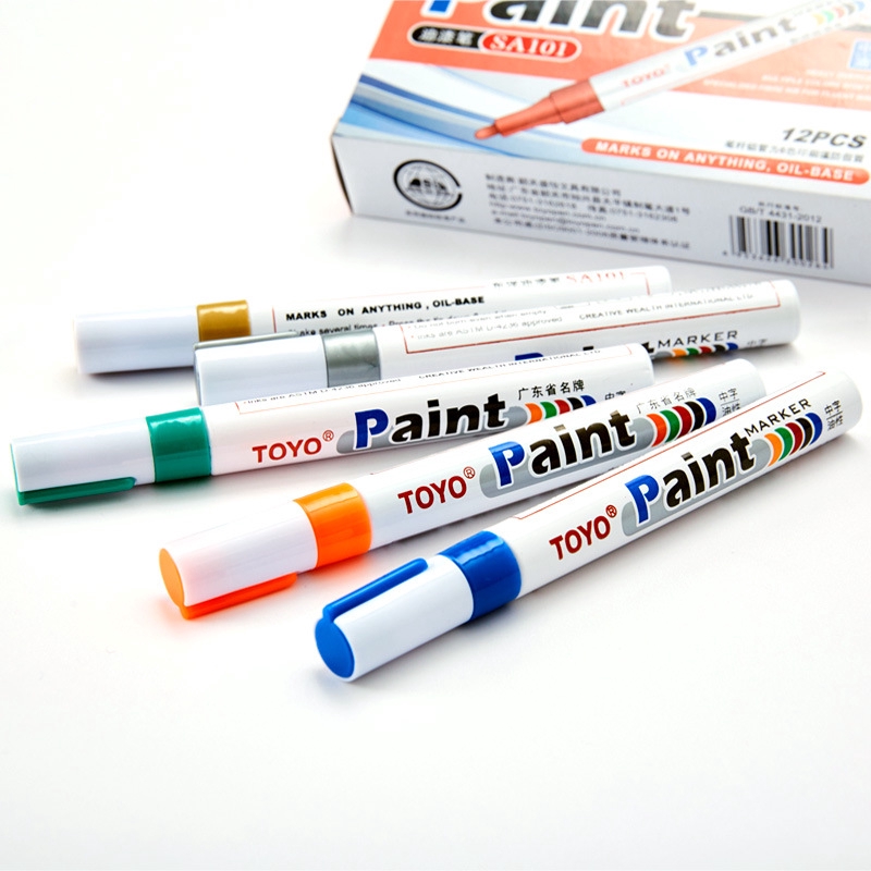 Spidol Ban Mobil Motor Toyo Paint Marker Pen Original Oil Based Permanen Marker