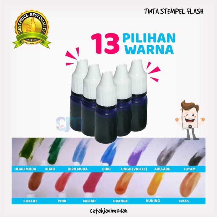 

Eksklusif Tinta Stempel Flash 5cc - BIRU Berkualitas