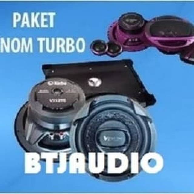 PAKET AUDIO MOBIL VENOM TURBO SERIES (ORIGINAL BNIB VENOM)