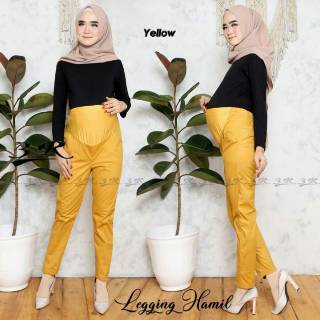  Celana  3R  Celana  Legging Hamil Katun  Stretch  3R  Original 