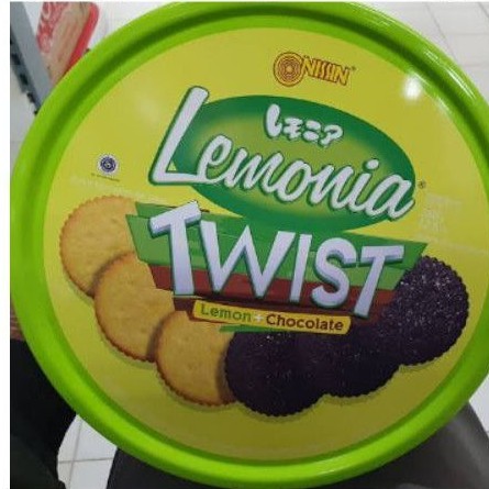 

Nissin biskuit lemonia kaleng bulat twist 360gr