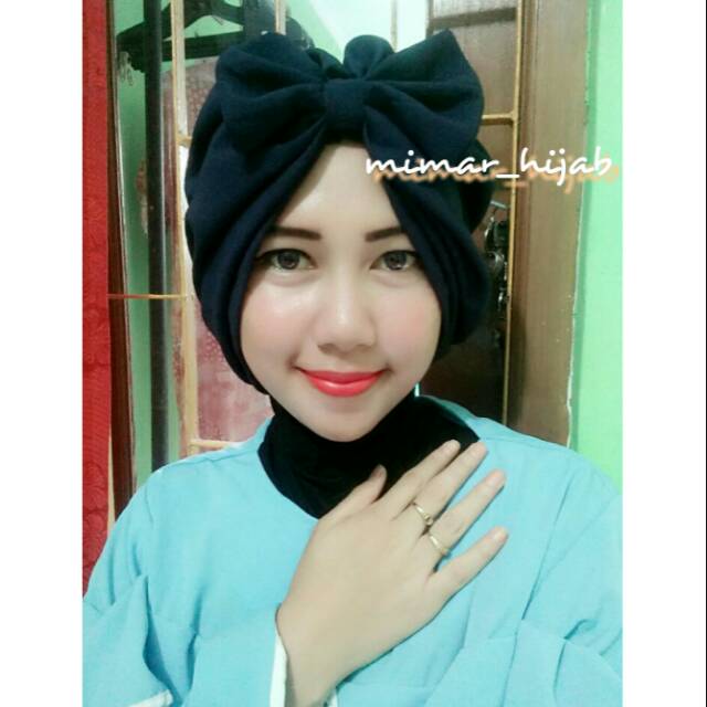 Turban bow/turban pita/turban dewasa