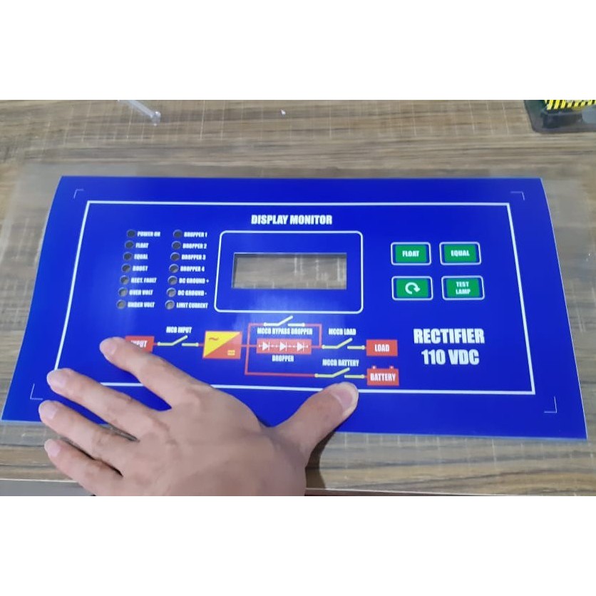 Custom Print Cetak Panel Box Bahan Mika - Keypad - Display - Logo dll