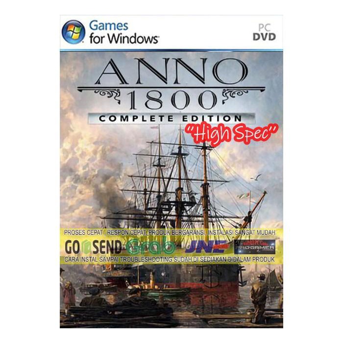Jual Anno 1800 Complete Edition Cd Dvd Game Pc Game Gaming Kaset Shopee Indonesia