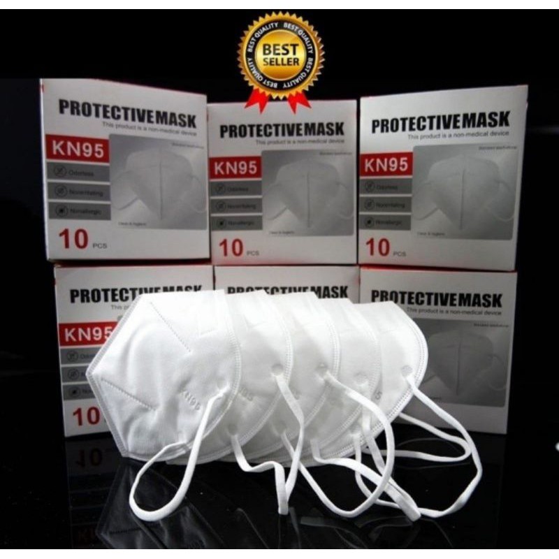 Masker KN95 isi 10pcs  bahan kualitas terbaik / masker polusi masker kesehatan isi 10pcs