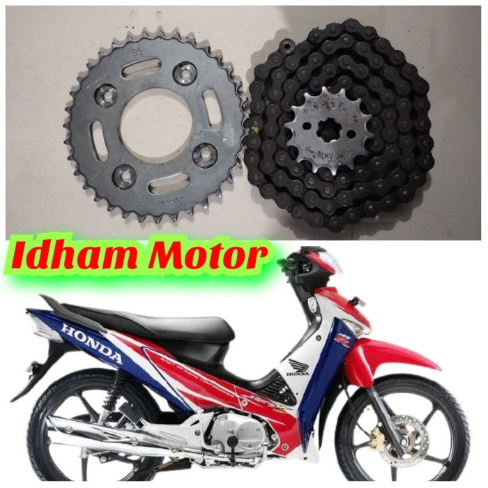 Murah - GIR SET GIR RANTE ORI SUPRA X 125 KARISMA SUPRA FIT NEW