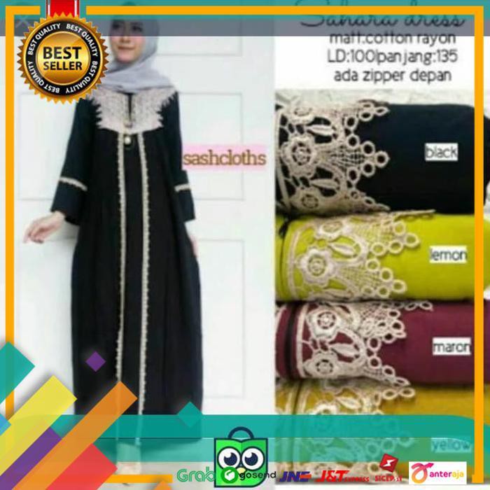 SALE.. GROSIR GAMIS DASTER ARAB RENDA SAHARA BUSUI ..TERLARIS