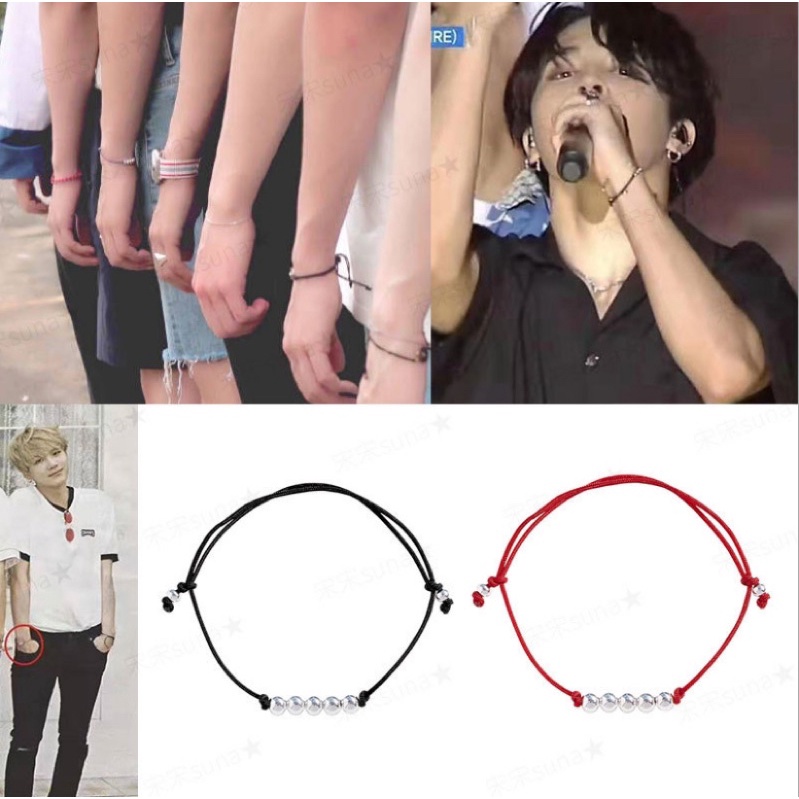 SUGA BTS Gelang Tali / Kpop Bts suga / gelang couple