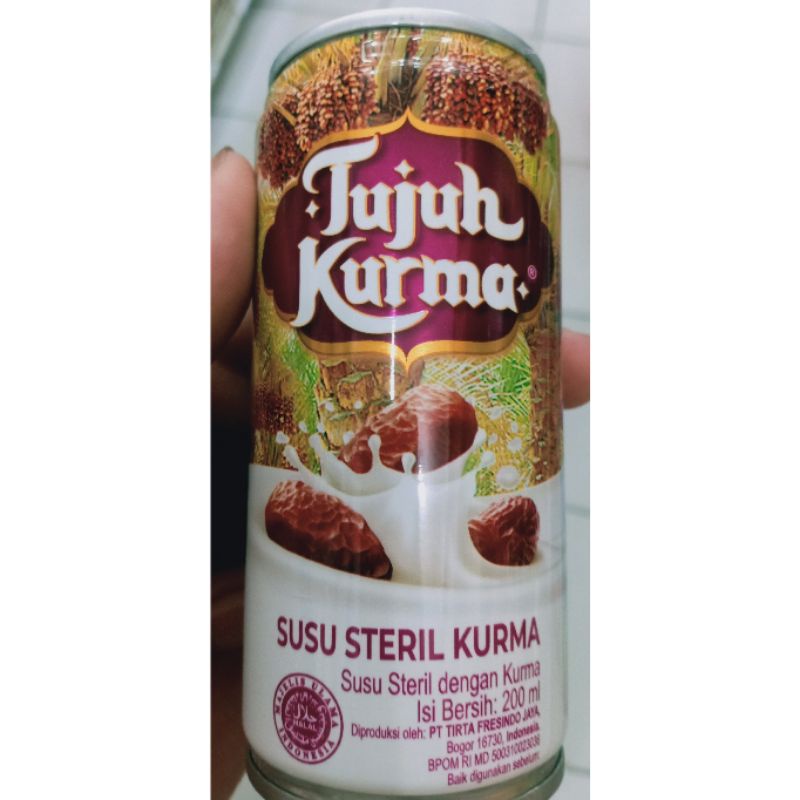 

Tujuh kurma Susu Steril kurma 1 pcs kaleng 200ml