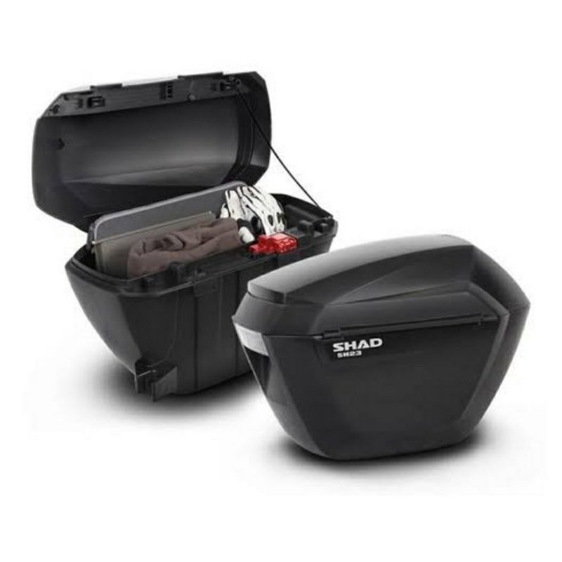 sidebox shad 23 SH23 side box honda yamaha kawasaki CB versys mt25 vixion verza nmax beat vario