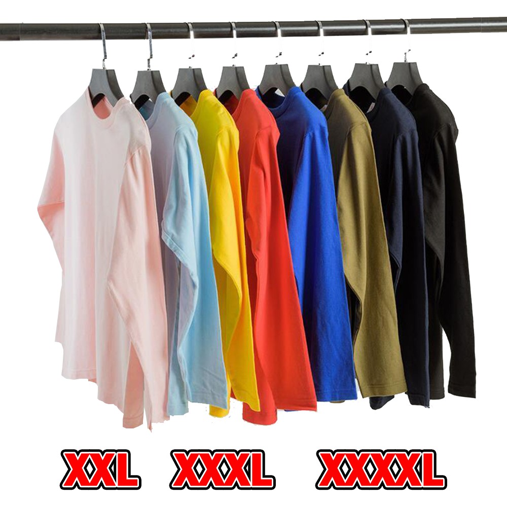  KAOS  POLOS  BIG SIZE OVERSIZE  WANITA  KAOS  JUMBO SIZE XXL 