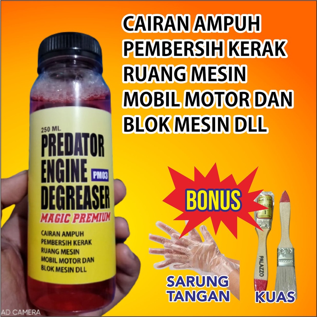 CAIRAN AMPUH PEMBERSIH KERAK RUANG DAN BLOK MESIN MOBIL MOTOR DAN DLL
