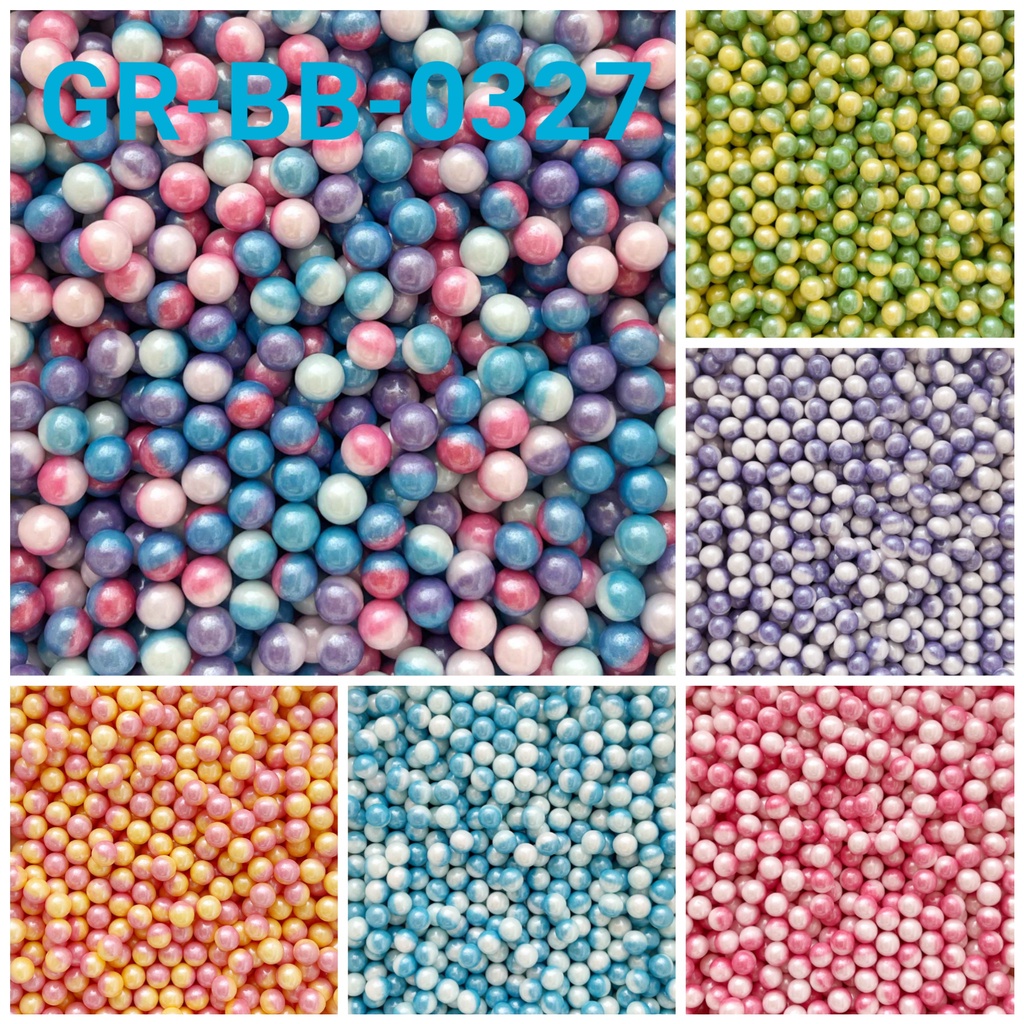

GR-BB-0327 SPRINKLES SPRINKLE SPRINKEL 100GR MUTIARA MIX WATER COLOR
