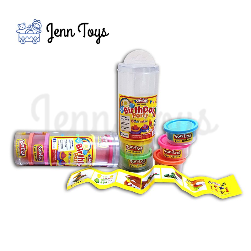 JennToys - Mainan Anak PAUD Balita Sensori / Mainan Dough - Fun Doh Grup 3