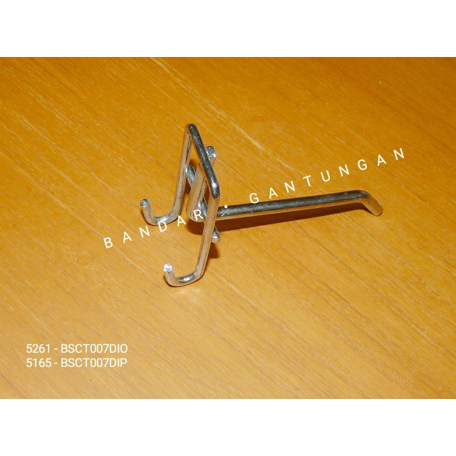 Hook Stik Ram Cantolan Ram 10 Cm Cantelan Aksesoris Display Cantelan Ram Besi Kait Croom Tebal(BH)