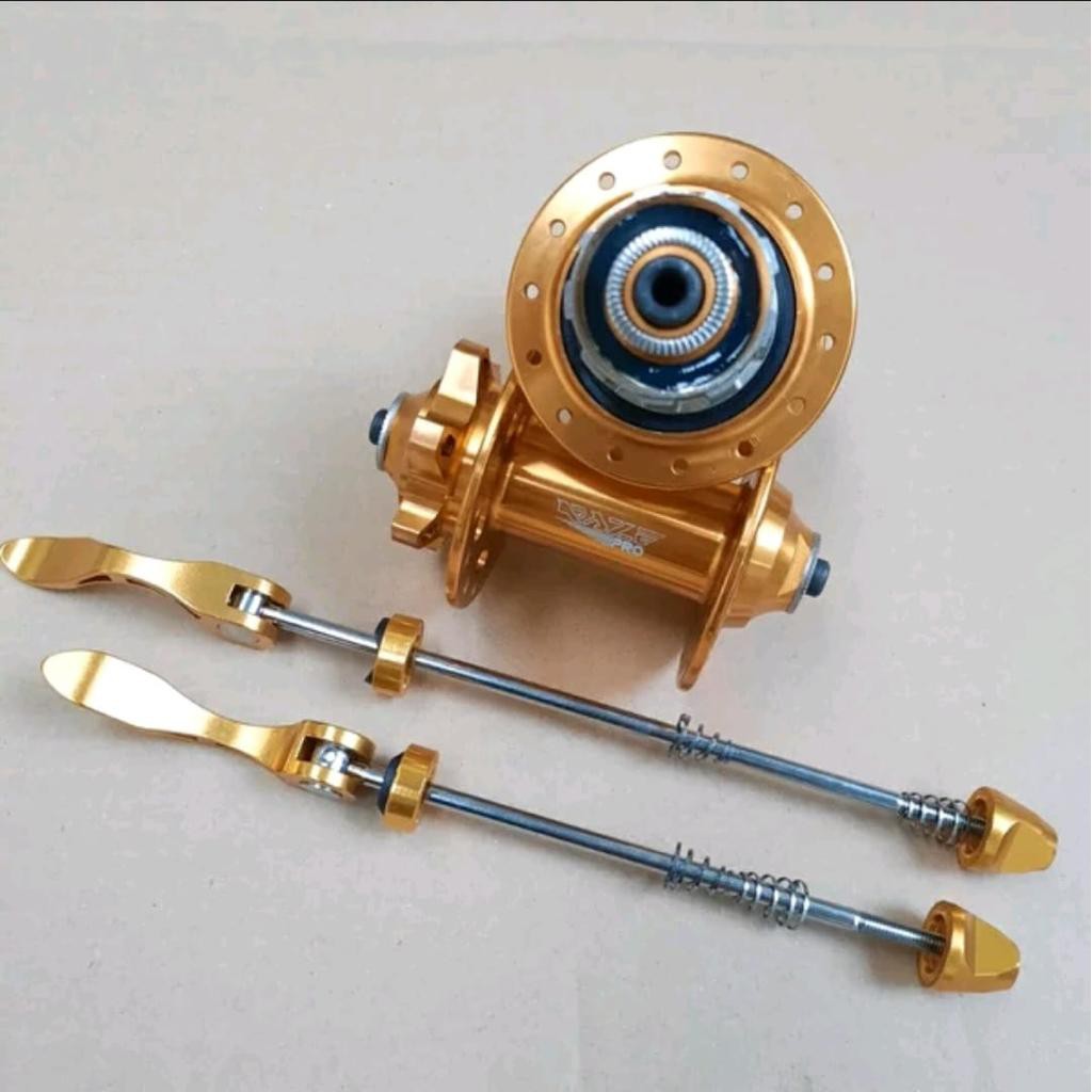 TERMURAH!!! Hub Freehub Sepeda / RAZE PRO 28 HOLE GOLD / Tawon / Realpict