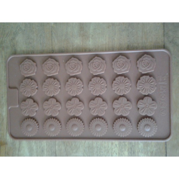 Cetakan Puding, Cake , Agar, Jelly, Fondant - Flower Sheet