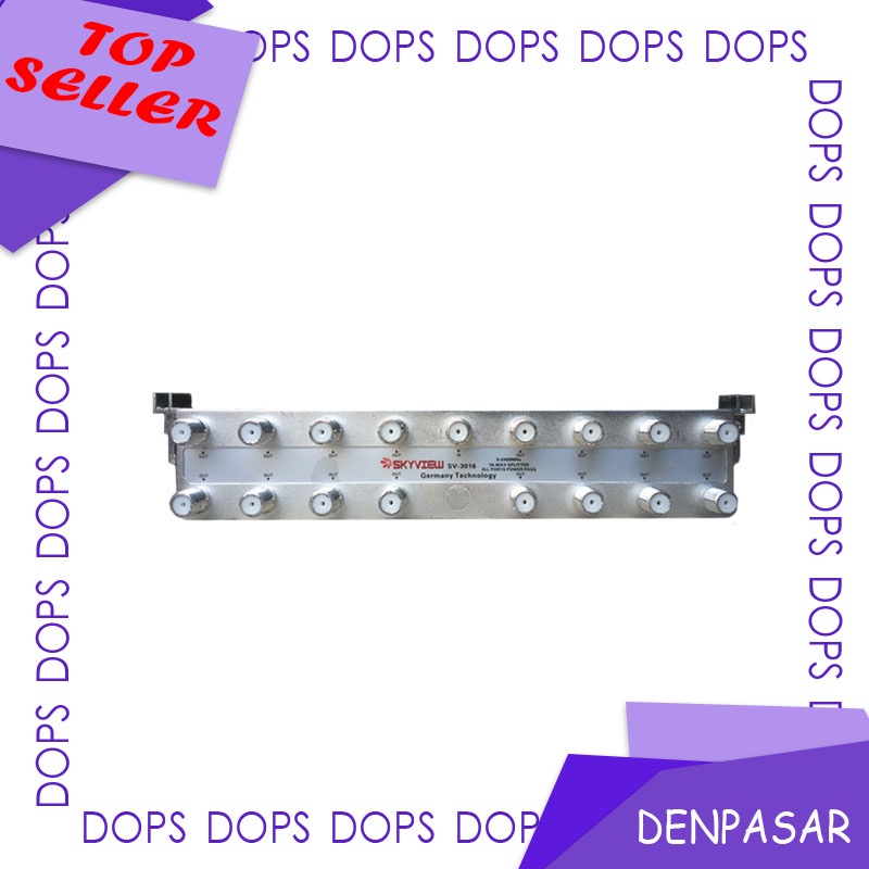 Terlaris Splitter 16 Way SV-3016 Skyview Cabang Antena UHF Parabola DOPS