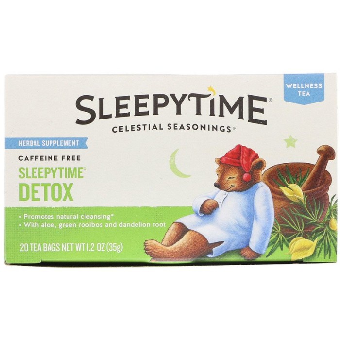 

Sleepytime Celestial Seasonings Sleepytime Detox 20 x 1.75 Gram