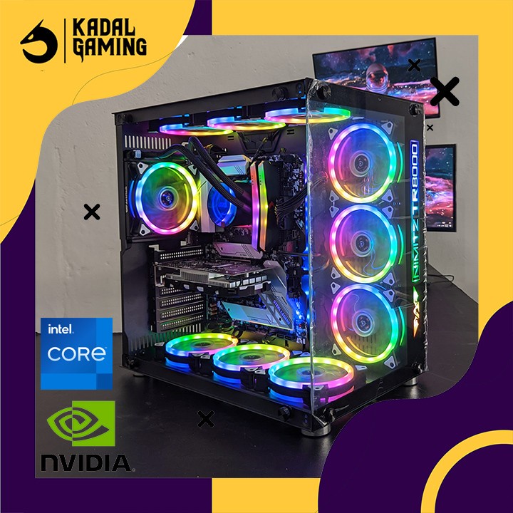 PC GAMING INTEL CORE I7 10700F VGA GTX 1650 16GB EDITING KOMPUTER