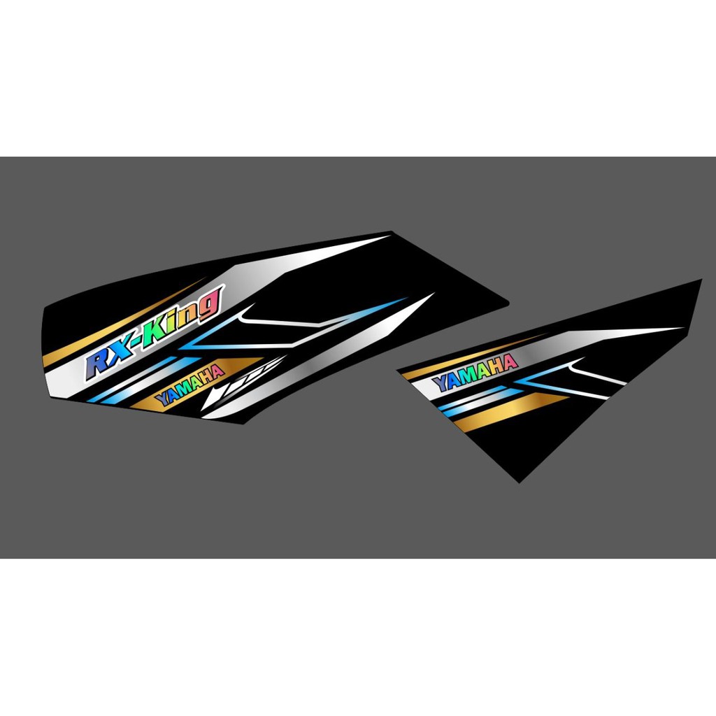 Striping Transparan Hologram RX KING CUSTOM