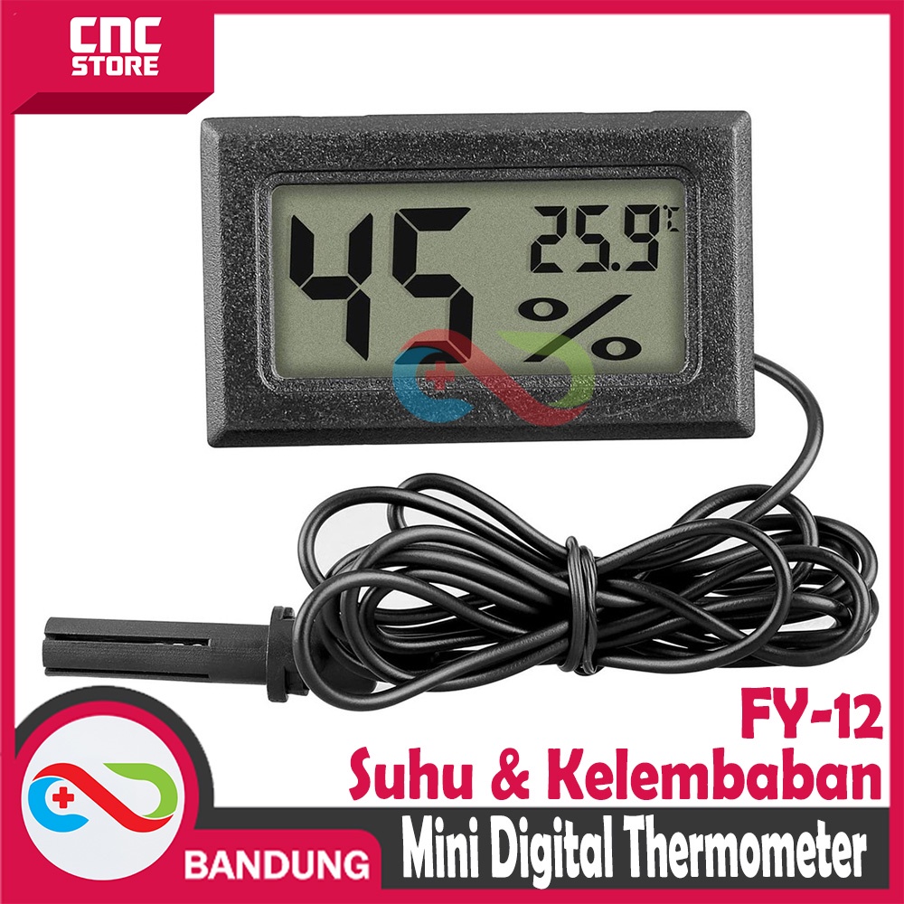 MINI DIGITAL THERMOMETER FY-12 HYGROMETER DIGITAL WITH PROBE