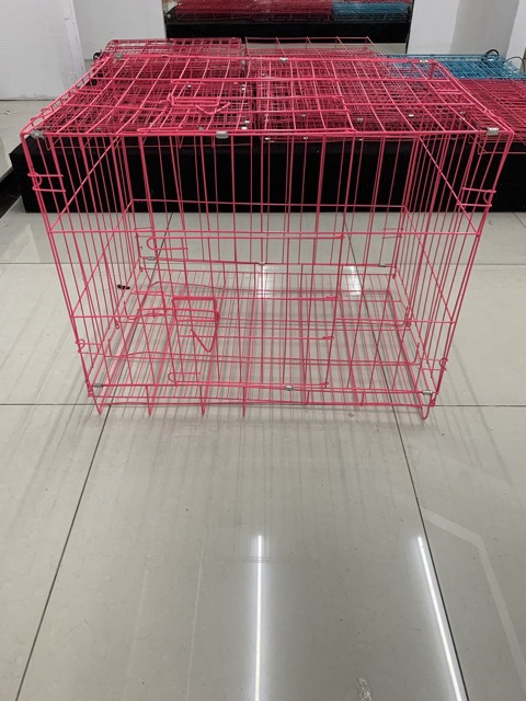 Kandang Besi Lipat Ukuran 60 x 42 x 50 Untuk Anjing dan Kucing-3