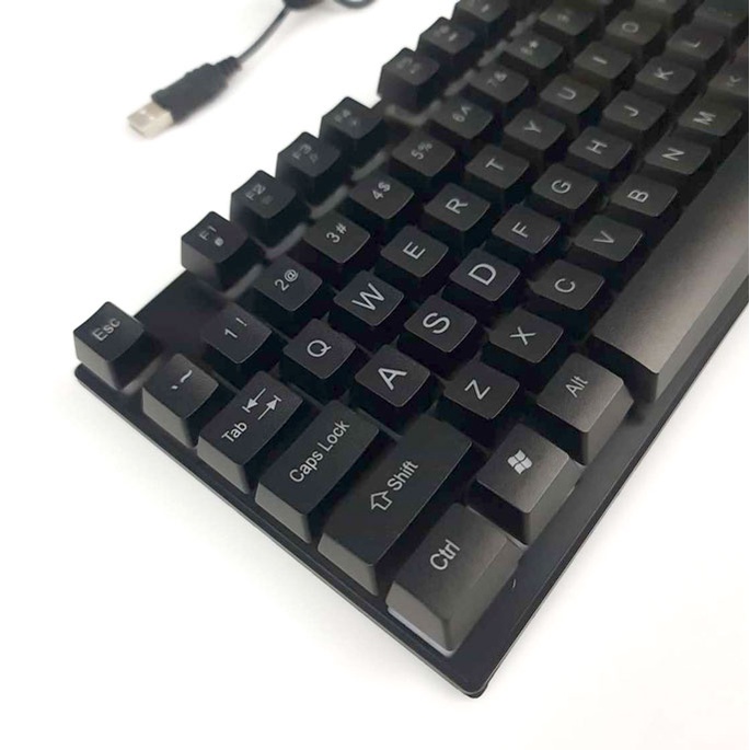 FOREV Keyboard Gaming LED Mechanical Feel - FV-Q1S - Black