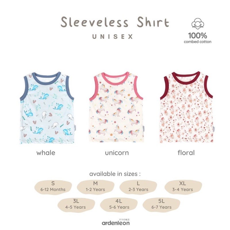 arden leon sleeveless shirt