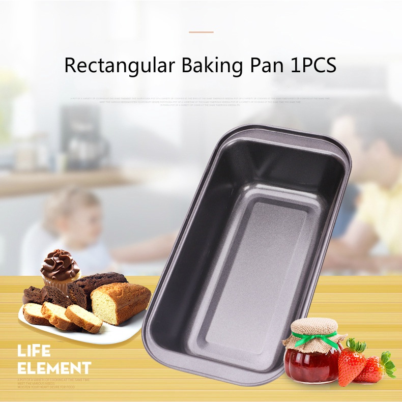 Stainless Steel Kue Loyang Panjang Talat Diy Coating Perlengkapan Outdoor Peralatan Dapur Peralatan Masak-1