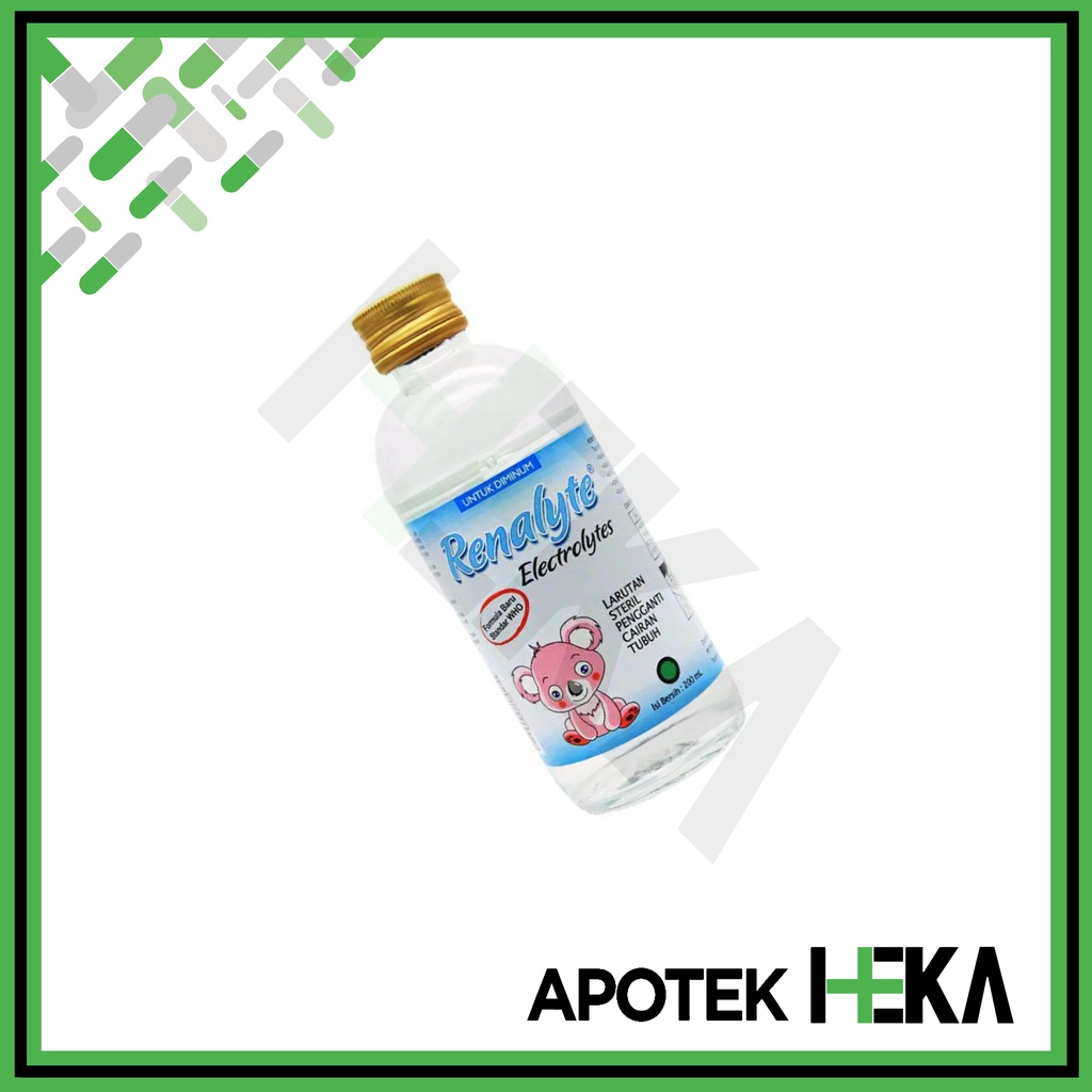 Renalyte 200 ml - Larutan Oralit Botol Untuk Anak Dehidrasi (SEMARANG)